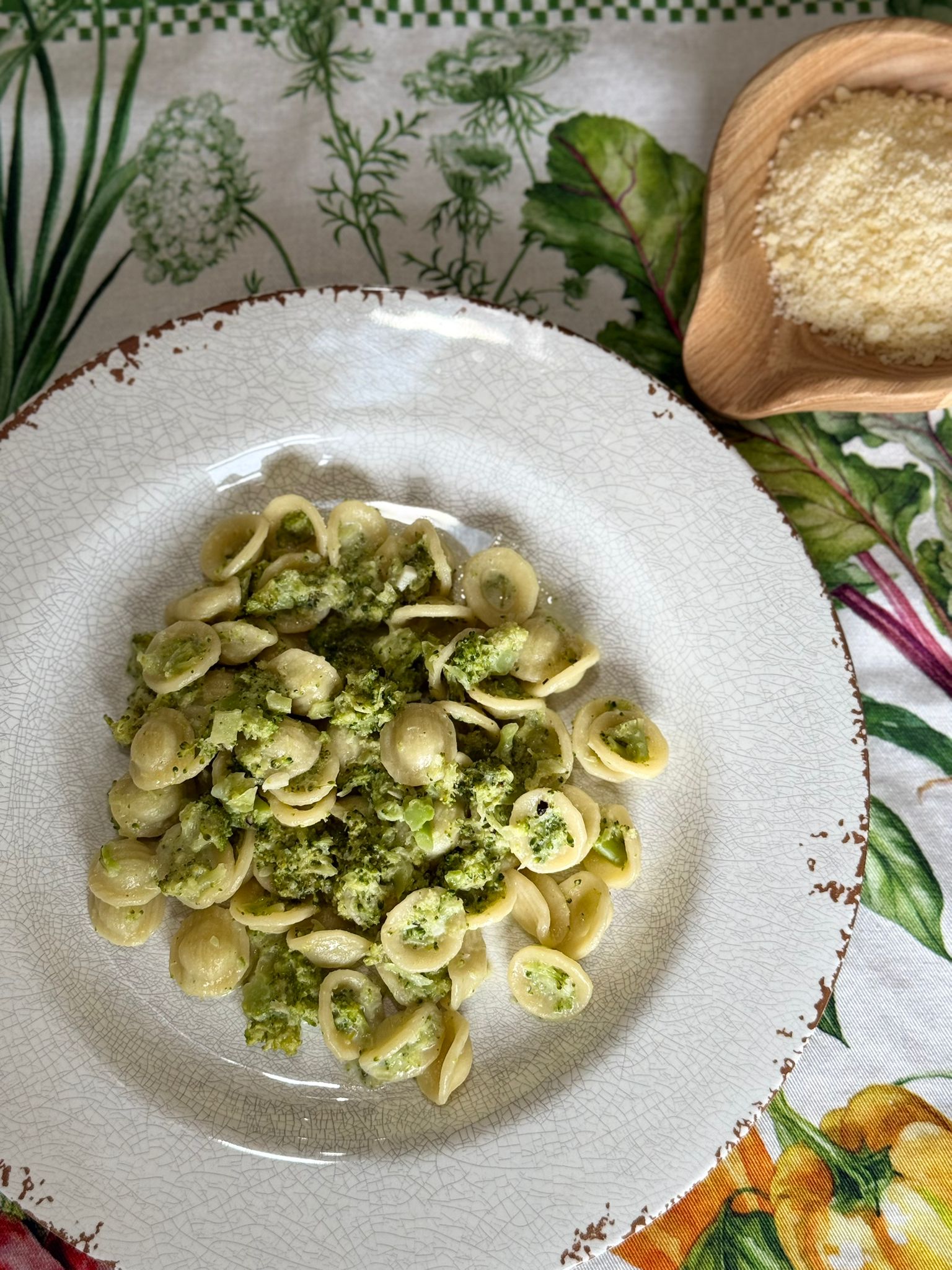 Broccoli-Parmesan Orecchiette