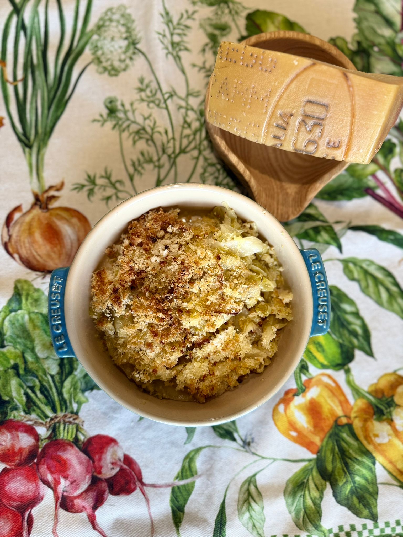 Cabbage Gratin with Parmigiano Reggiano