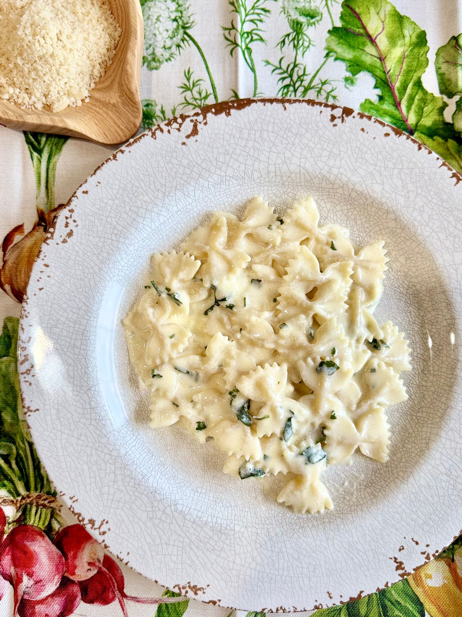 Dinner: Mac and Cheese with Parmigiano Reggiano