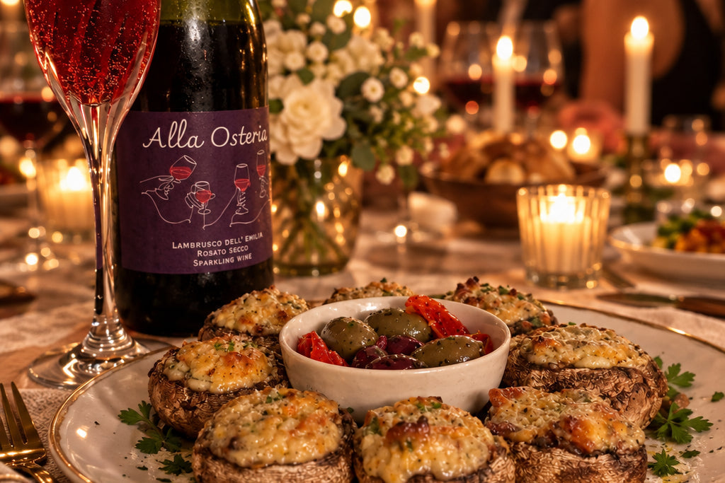 Appetizer Recipe: Stuffed Mushrooms with Parmigiano Reggiano