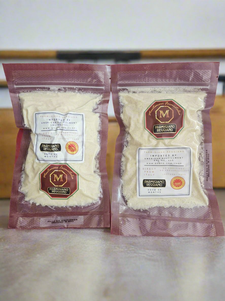 Grated Packs of Parmigiano Reggiano