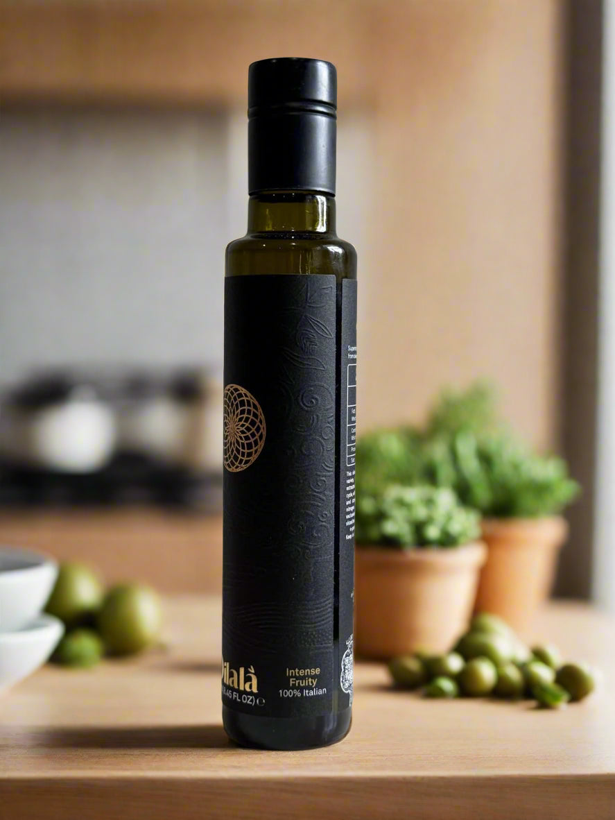 Bottle of Extra Virgin Olive Oil from Italy