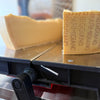 Parmesan Cheese Cuts on Cheese Slicer